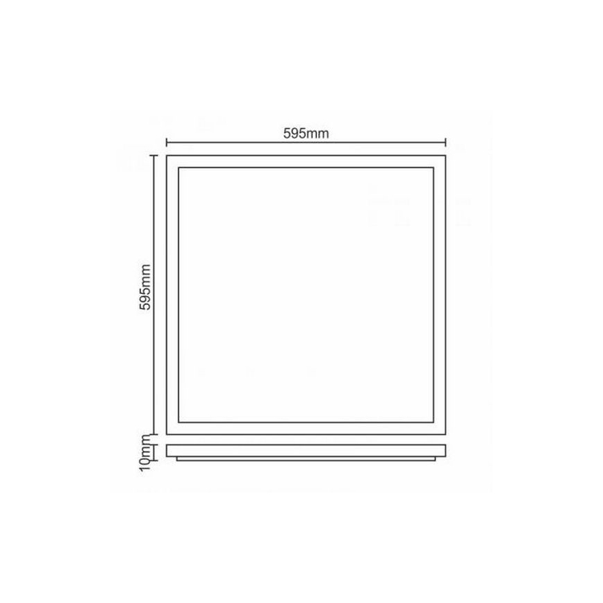 LED-Einbaupanel LED/40W/230V 4500K
