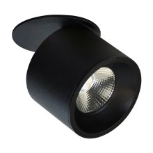 LED-Einbaustrahler HARON 1xLED/15W/230V schwarz