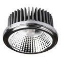 LED Einbaustrahler LED/20W/230V 4000K 40°/20° d 11 cm glänzendes Chrom