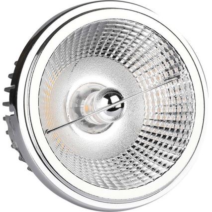 LED Einbaustrahler LED/20W/230V 4000K 40°/20° d 11 cm glänzendes Chrom