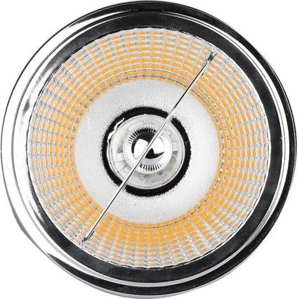 LED Einbaustrahler LED/20W/230V 4000K 40°/20° d 11 cm glänzendes Chrom