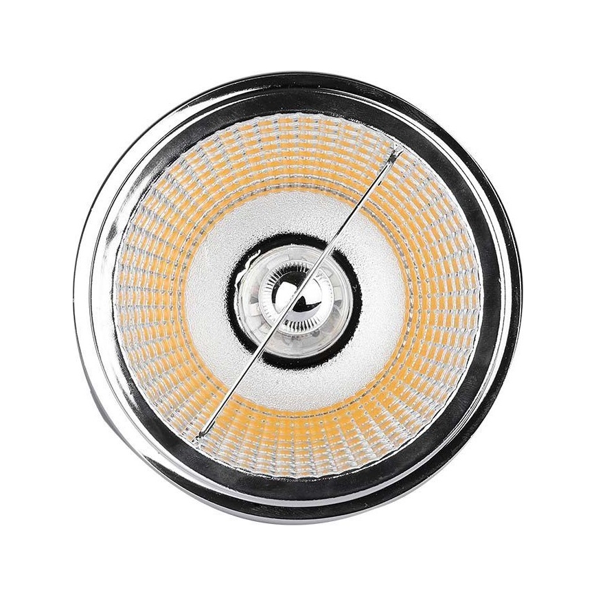 LED Einbaustrahler LED/20W/230V 4000K 40°/20° d 11 cm glänzendes Chrom