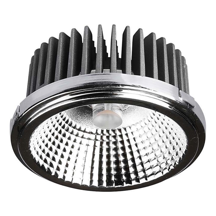 LED Einbaustrahler LED/20W/230V 6400K 40°/20° d 11 cm glänzendes Chrom