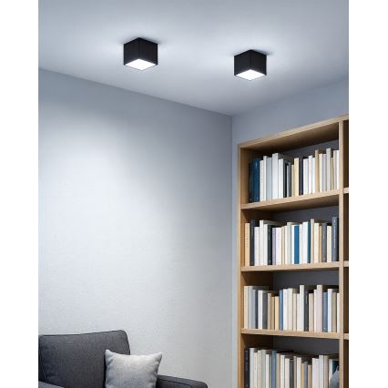 LED-Einbaustrahler LED/5W/230V 3000/4000/6400K 7,5x7,5 cm schwarz