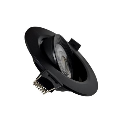 LED Unterputz-/Aufputz-Strahler 2-in-1 LED/5W/230V 4200K d 9,3 cm schwarz