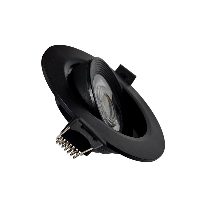 LED Unterputz-/Aufputz-Strahler 2-in-1 LED/5W/230V 4200K d 9,3 cm schwarz