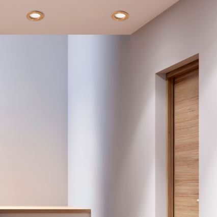 LED Einbauleuchte WOODY SPOT LED/5,5W/230V 4000K Eiche Ø 10 cm