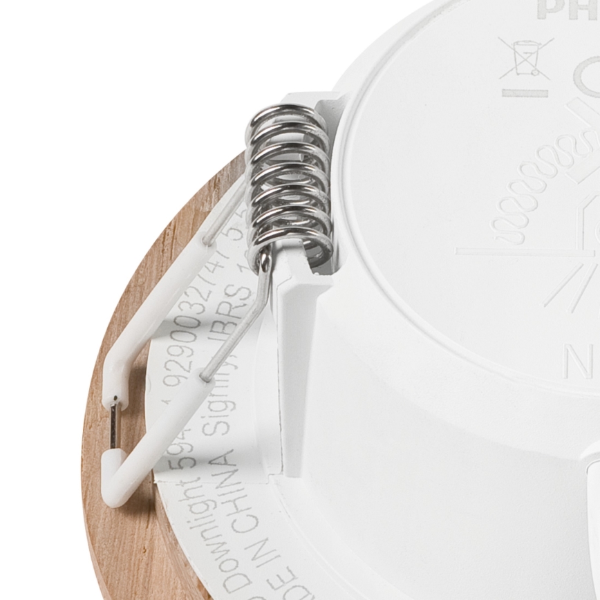 LED Einbauleuchte WOODY SPOT LED/5,5W/230V 4000K Eiche Ø 10 cm