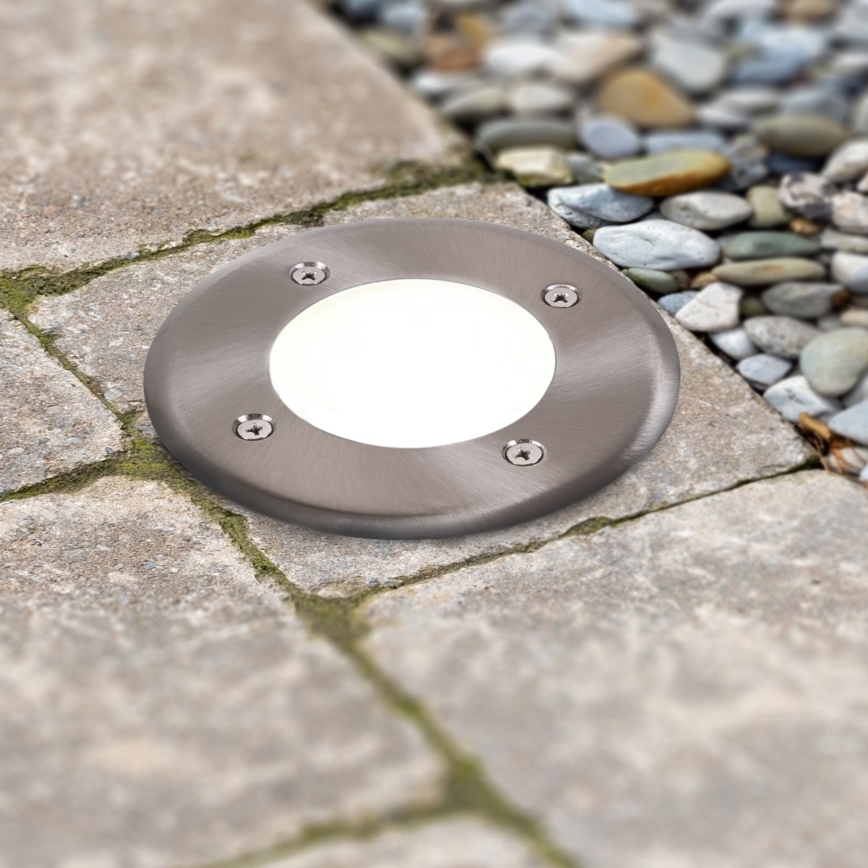 LED-Einfahrtsleuchte  MIVO LED/3W/230V d 12 cm IP67 matt Chrom
