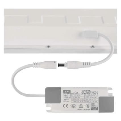 LED-Einlegepanel DIXXO LED/36W/230V 4000K UGR19 60x60 cm weiß