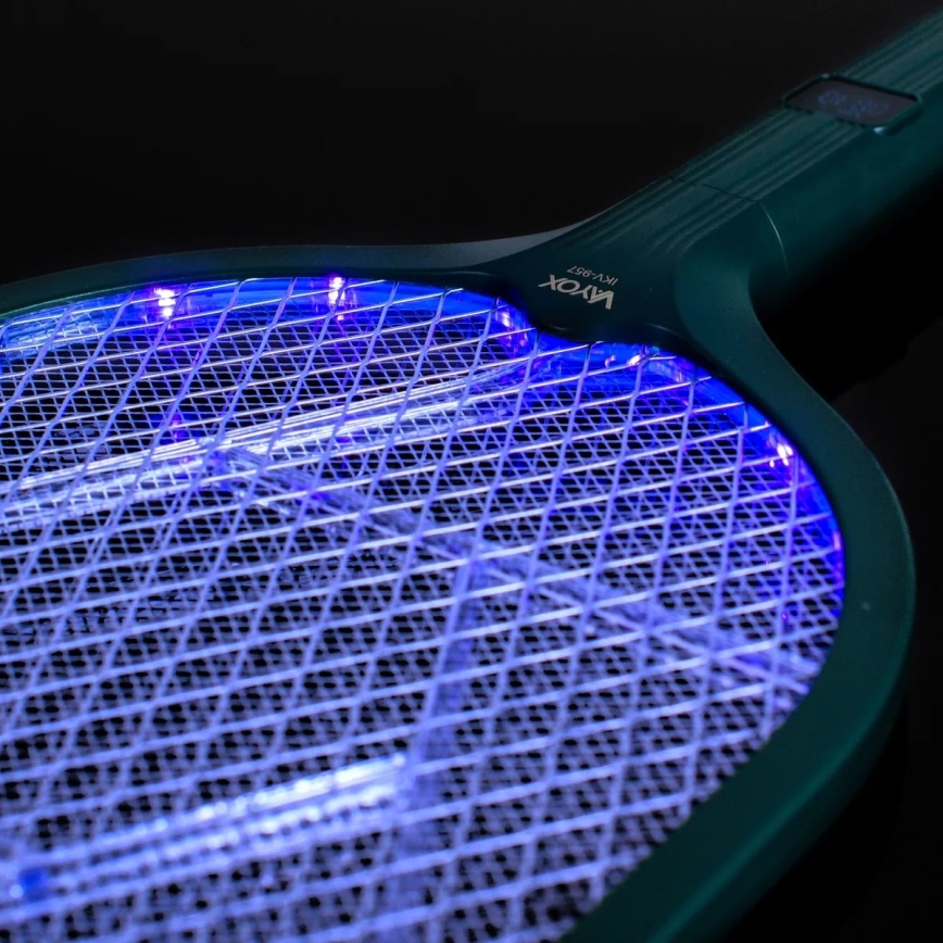 LED Elektrische Insektenfalle 2in1 mit LCD-Display 1200 mAh/5V grün