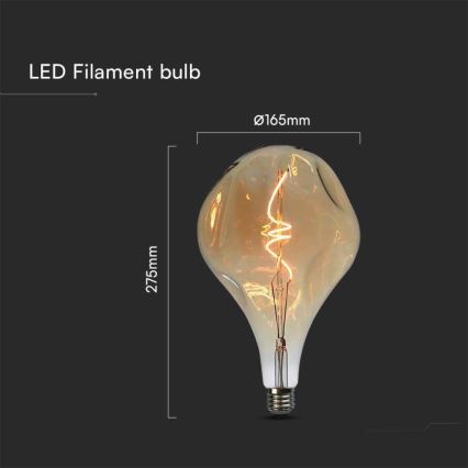 LED-Filamentlampe A165 E27/4W/230V 1800K