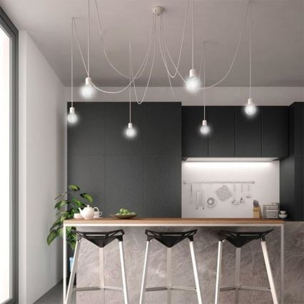 LED-Glühbirne WEISSER FILAMENT A60 E27/9W/230V 4000K