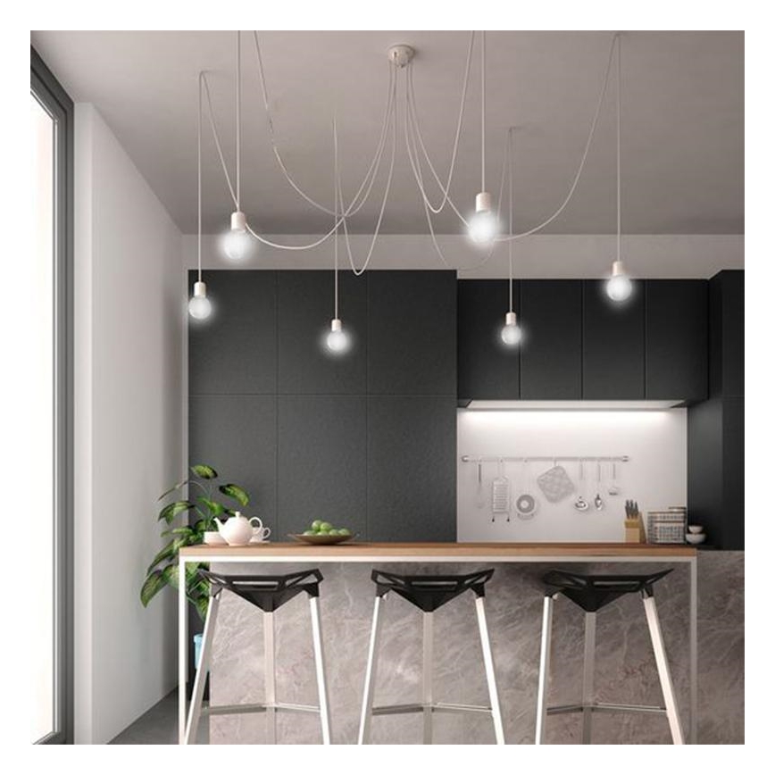 LED-Glühbirne WEISSER FILAMENT A60 E27/9W/230V 4000K