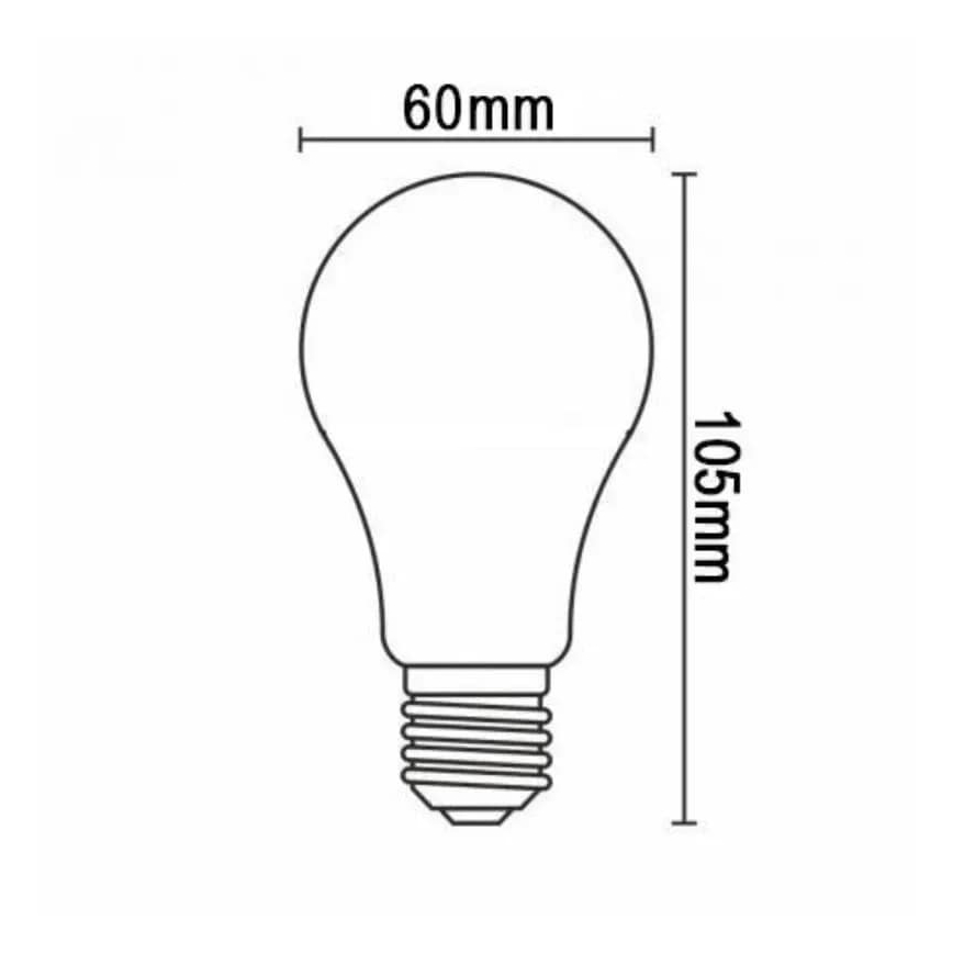 LED-Glühbirne WEISSER FILAMENT A60 E27/9W/230V 4000K