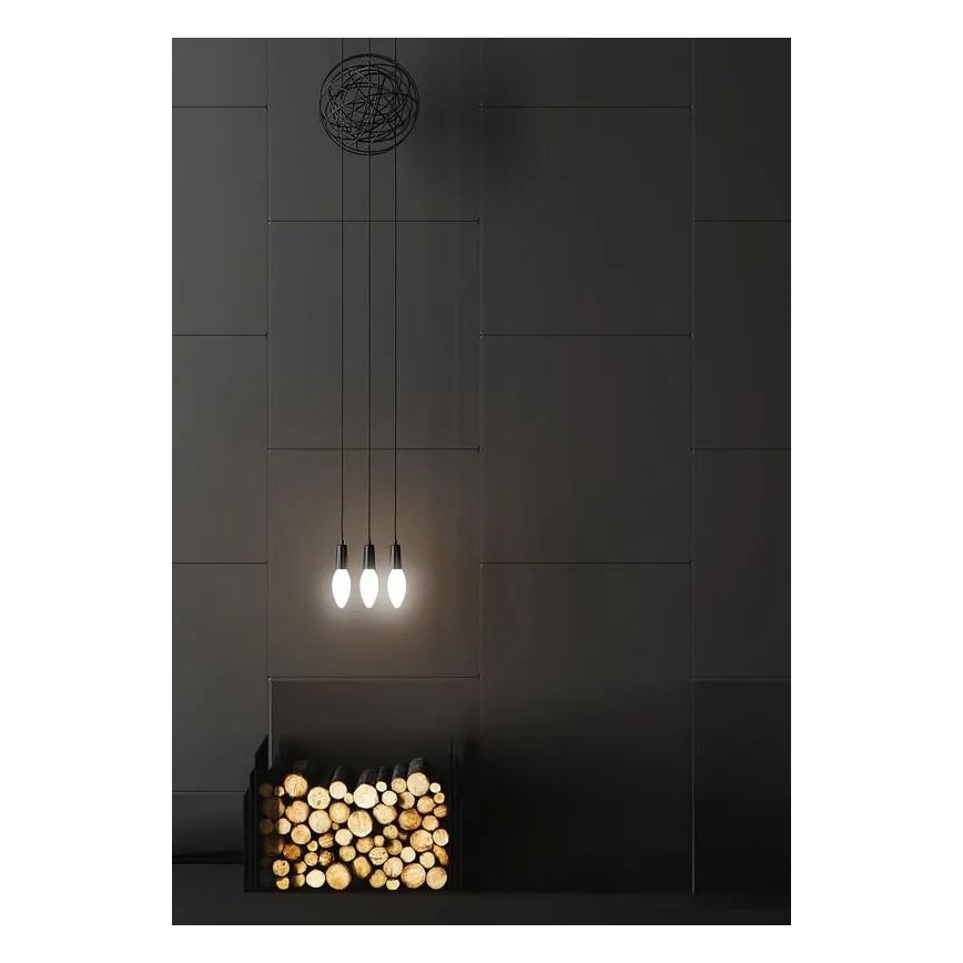 LED-Glühbirne WEISSER FILAMENT C35 E14/4,5W/230V 4000K