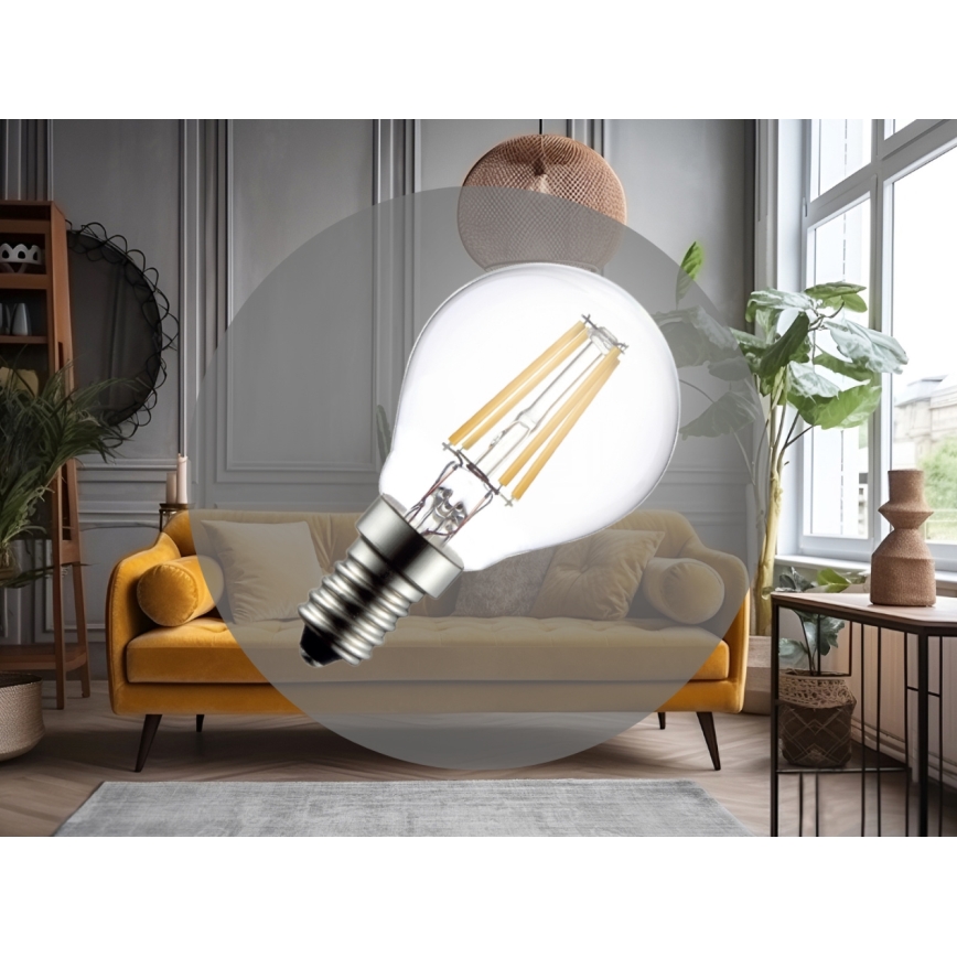 LED-Filamentlampe G45 E14/6W/230V 4000K