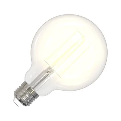 LED-Glühbirne WEISSER FILAMENT G95 E27/13W/230V 3000K