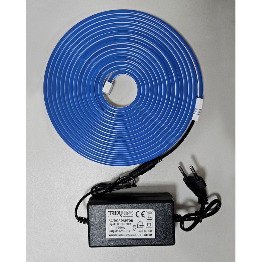 LED Flexibler Streifen NEON LED/10W/230V 5 m IP65 blau