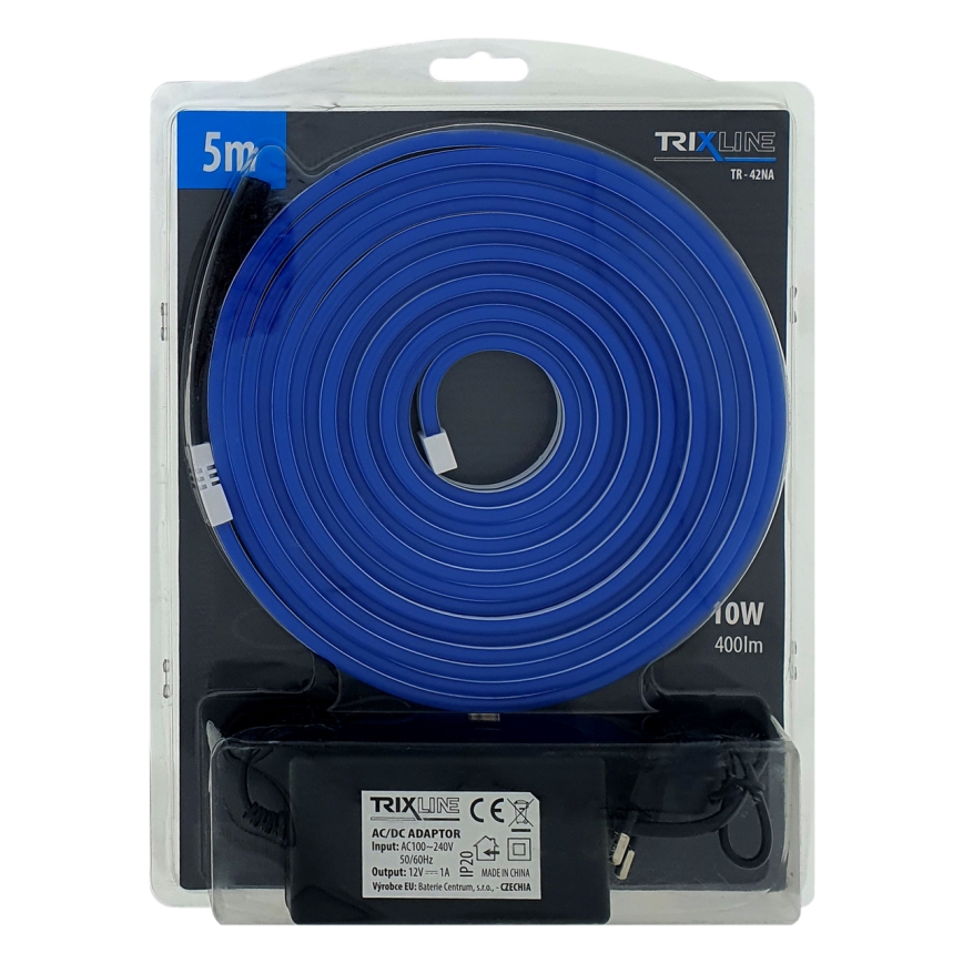 LED Flexibler Streifen NEON LED/10W/230V 5 m IP65 blau