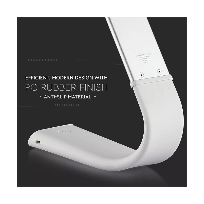 LED Flexibler dimmbarer Tischleuchte LED/6,5W/5V 2000 mAh 3000K/4500K/6000K