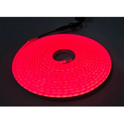 LED Flexibler Streifen NEON LED/10W/230V 5 m IP65 Rot