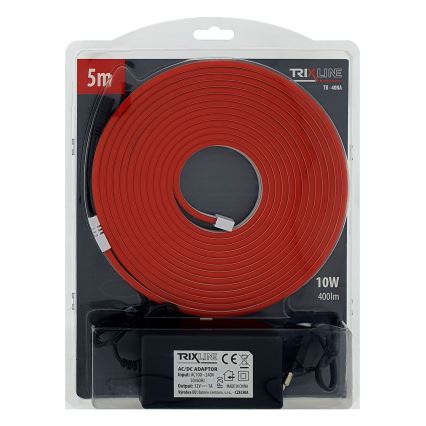 LED Flexibler Streifen NEON LED/10W/230V 5 m IP65 Rot