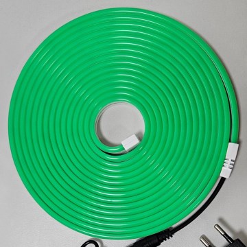 LED Flexibler Streifen NEON LED/10W/230V 5 m IP65 grün