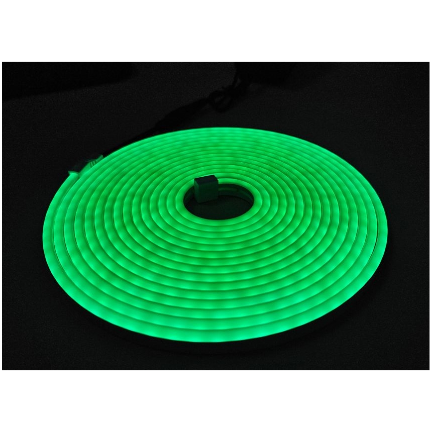 LED Flexibler Streifen NEON LED/10W/230V 5 m IP65 grün