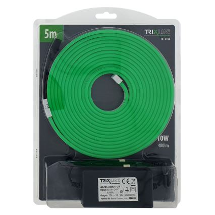 LED Flexibler Streifen NEON LED/10W/230V 5 m IP65 grün