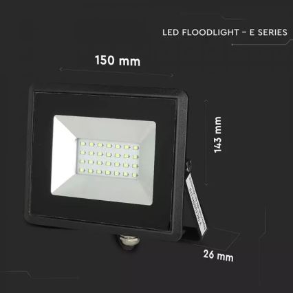 LED-Flutlicht LED/20W/230V IP65 grünes Licht