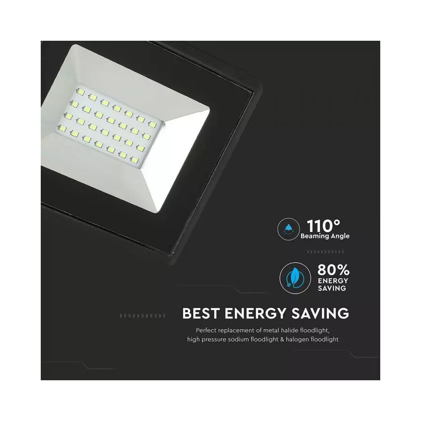 LED-Flutlicht LED/20W/230V IP65 grünes Licht