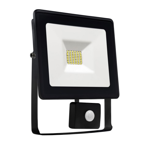 LED-Flutlicht mit einem Sensor NOCTIS LUX SMD LED/10W/230V 900lm schwarz IP44