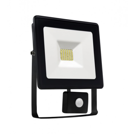 LED-Flutlicht mit Sensor NOCTIS LUX SMD LED/20W/230V 1700lm schwarz IP44