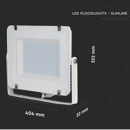 LED-Flutlicht SAMSUNG CHIP LED/150W/230V 3000K IP65 weiß