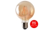 LED Glühbirne CLASIC AMBER G95 E27/8W/230V 2200K – Brilagi