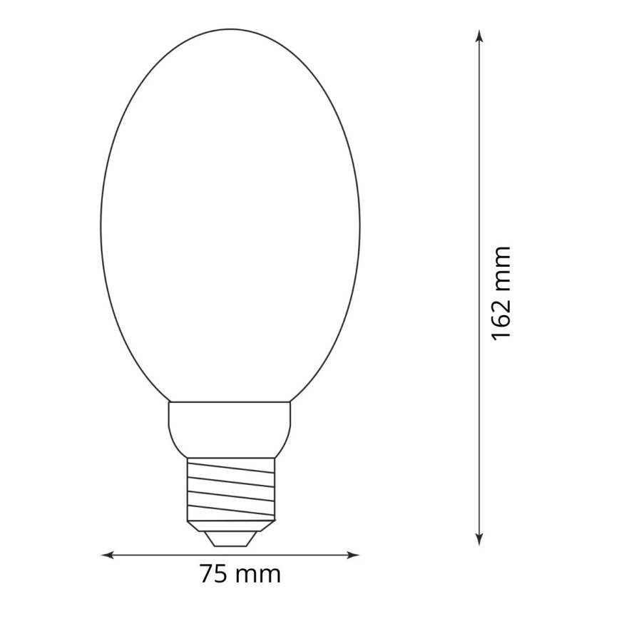 LED Glühbirne DECO VINTAGE B75 E27/4W/230V 1800K