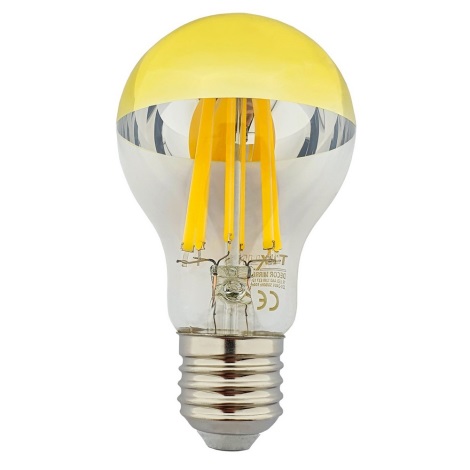 LED-Glühbirne DECOR MIRROR A60 E27/12W/230V gold