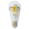 LED Glühbirne DECOR MIRROR ST64 E27/8W/230V silber