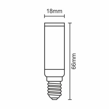 LED Glühbirne E14/7W/230V 2700K