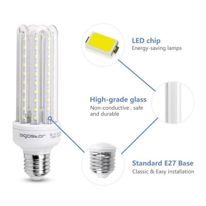 LED-Glühbirne E27/15W/230V 6500K - Aigostar