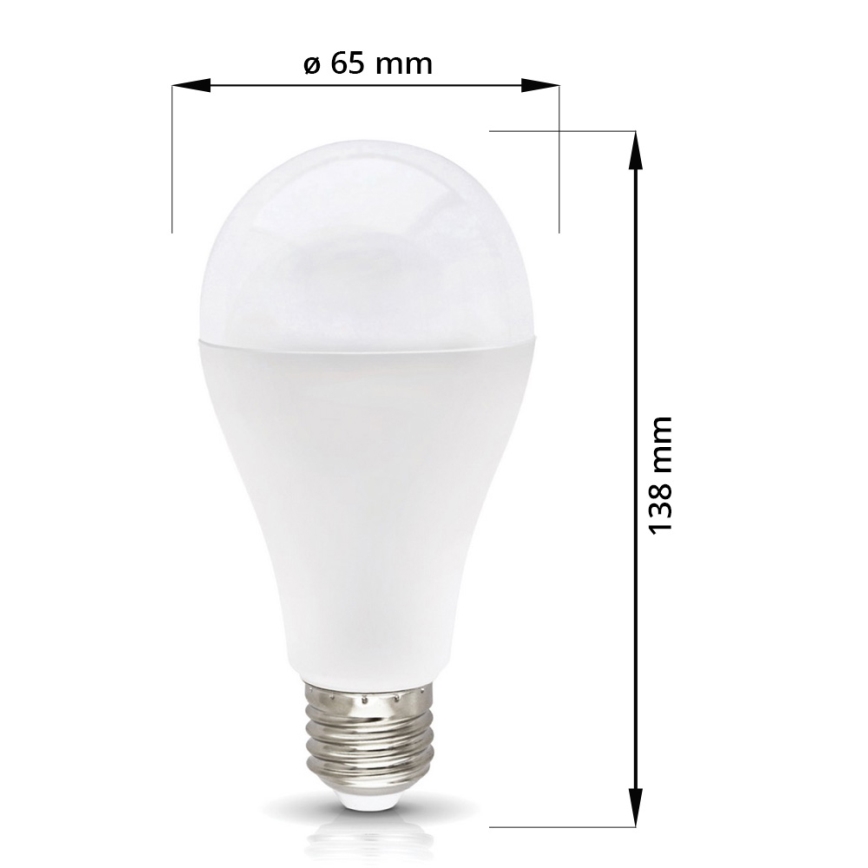 LED Glühbirne E27/18W/230V 4000K