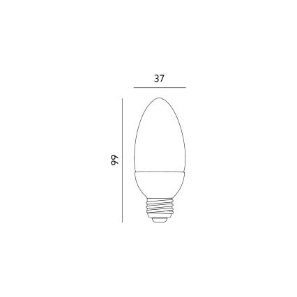 LED Glühbirne E27/6W/230V 3000K