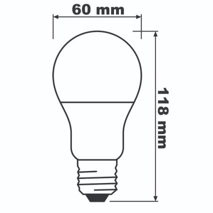 LED-Glühbirne ECO E27/13W/230V 4000K 1521lm