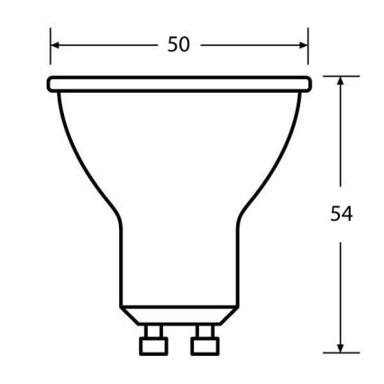 LED Glühbirne ECO GU10/5W/230V 2700K 350lm