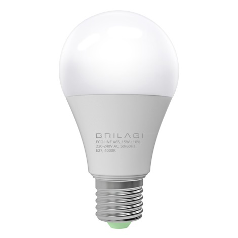 LED-Glühbirne ECOLINE A60 E27/15W/230V 4.000K - Brilagi