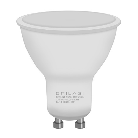 LED-Glühbirne ECOLINE GU10/10W/230V 4.000K - Brilagi