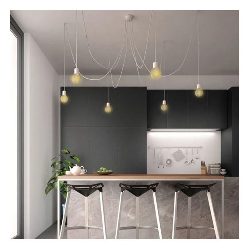 LED-Glühbirne WHITE FILAMENT A60 E27/7,5W/230V 3000K
