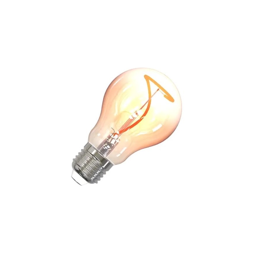 LED-Glühbirne FILAMENT SHAPE A60 E27/4W/230V 1800K braun
