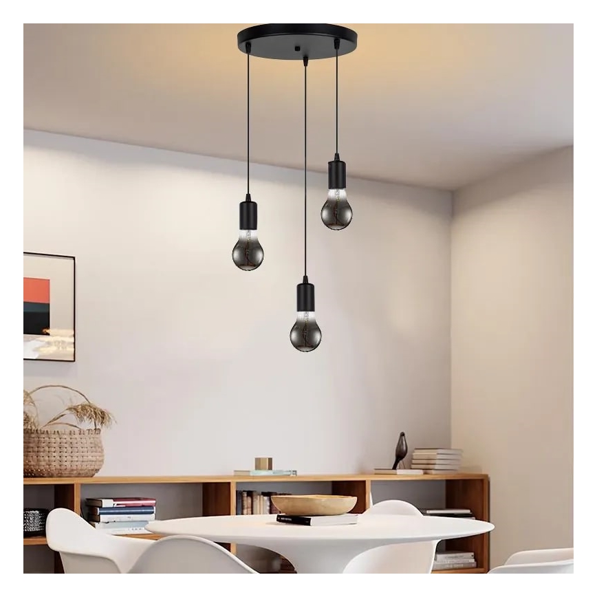 LED-Glühbirne FILAMENT SHAPE A60 E27/4W/230V 1800K rauchig